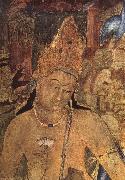 Large bodhisattva, cave i Ajanta